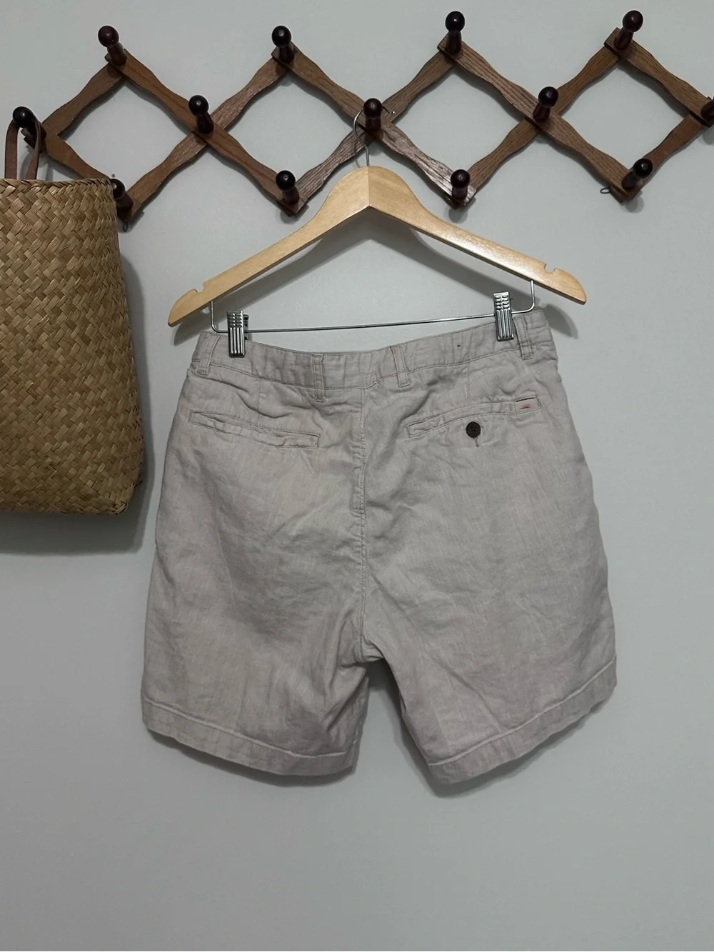Faherty Tradewinds Linen Blend Shorts - Beige